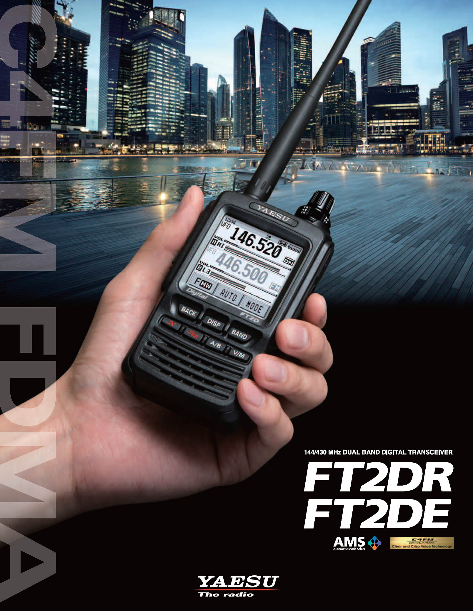 Nowość dwupasmowy transceiver ręczny YAESU FT-2DE