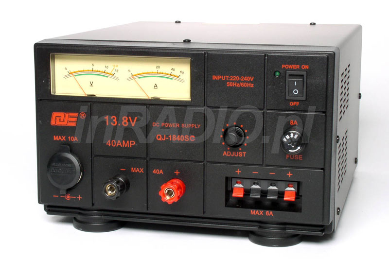 QJ-1840SC- zasilacz transformatorowy 30A, 40A, 13.8V, 1-17V stabilizowany, regulowany