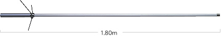 DIAMOND X5000 - trzypasmowa antena 144/430/1200MHz DIAMOND X5000 - trzypasmowa antena 144/430/1200MHz