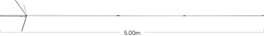 trzypasmowa antena stacjonarna VHF/UHF DIAMOND X7000