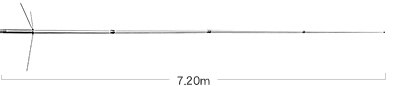 antena DIAMOND X-700H - dwupasmowa antena VHF/UHF 144/430MHz (2m, 70cm) antena dwupasmowa VHF/UHF typu DIAMOND X-700H na pasma 144/430MHz (2m, 70cm)