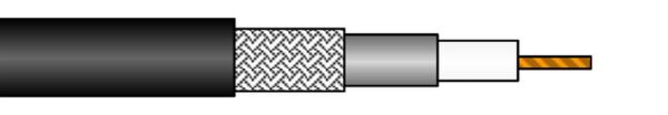 12m x DRAKA 1.35L/3.6 AF Kabel antenowy 50 om