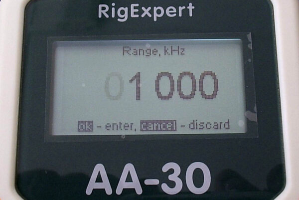 RIGEXPERT AA-30 - Analizator antenowy - obrazek 13