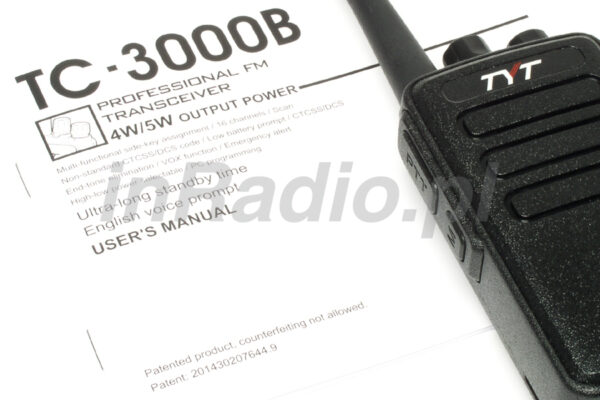 TYT TC-3000B Radiotelefon Ręczny VHF - obrazek 13