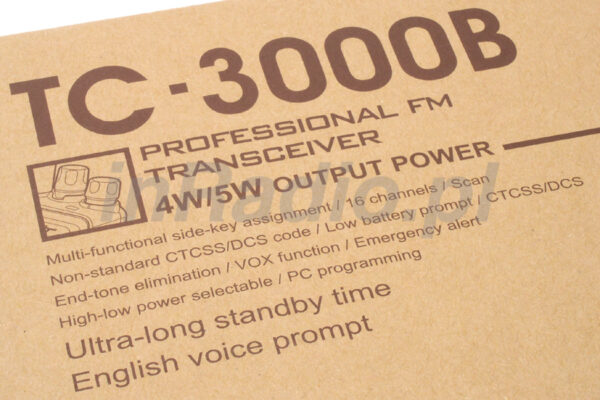 TYT TC-3000B Radiotelefon Ręczny VHF - obrazek 15