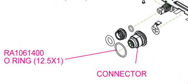 Yaesu część do VX-8 oring