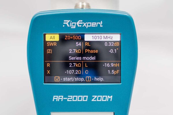 Rigexpert AA-2000 ZOOM Analizator antenowy - obrazek 3