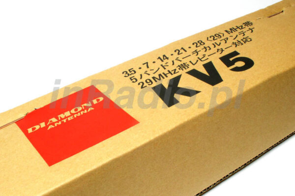 DIAMOND KV-5 - Antena KF bazowa pionowa - obrazek 2
