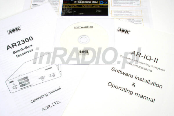 AOR AR-2300IQ Cyfrowy Odbiornik Szerokopasmowy - obrazek 4