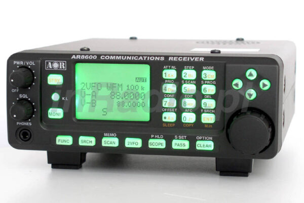AOR AR-8600Mk2 P25 Odbiornik Szerokopasmowy Skaner Nasłuchowy
