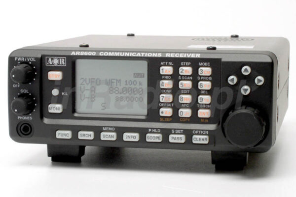 AOR AR-8600Mk2 P25 Odbiornik Szerokopasmowy Skaner Nasłuchowy - obrazek 3