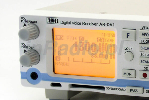 AOR AR-DV1 Cyfrowy Odbiornik nasłuchowy SDR - obrazek 13