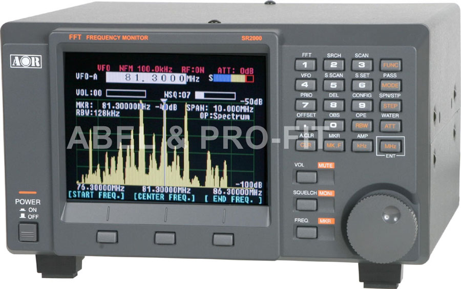 AOR SR2000A Odbiornik Szerokopasmowy Analizator Widma