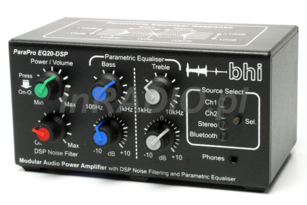 BHI ParaPro EQ20B-DSP Wzmacniacz audio z DSP i korektorem