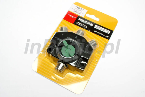 Diamond CX-310A Przełącznik Antenowy 3-pozycyjny - obrazek 4