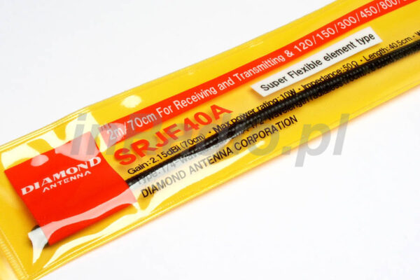 DIAMOND SRJ-F40A Dwupasmowa antena VHF/UHF - obrazek 3