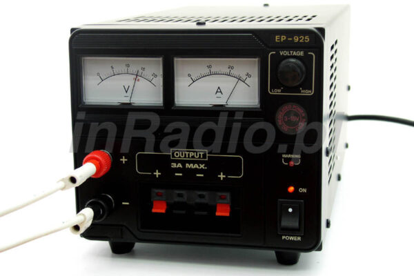 EP-925 Zasilacz transformatorowy regulowany 3V- 13,8V-15V, 25A - obrazek 3