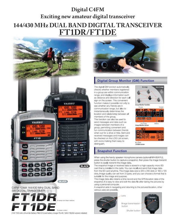Yaesu FT-1XDE Radiotelefon ręczny - obrazek 3