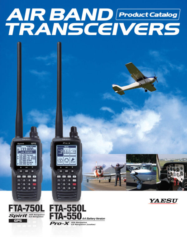 YAESU FTA-750L - Radiotelefon lotniczy z krokiem 8,33kHz - obrazek 3