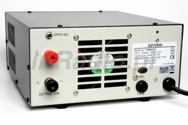 DIAMOND GZV-2500 Zasilacz Stabilizowany 25A do transceivera impulsowy - obrazek 2
