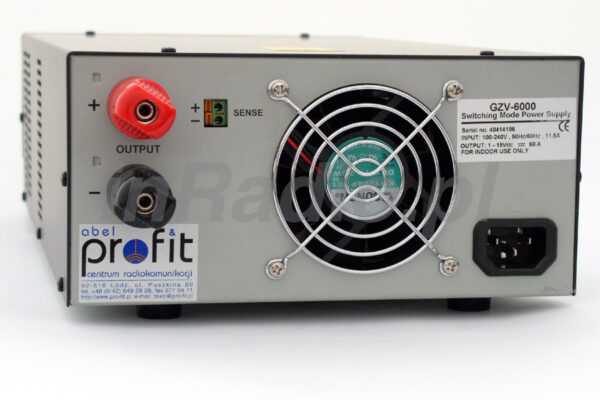 DIAMOND GZV-6000 Zasilacz 60A do Radiostacji KF - obrazek 2
