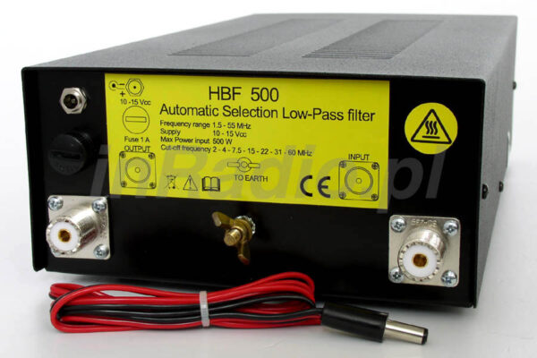 RM HBF-500 - Filtr dolnoprzepustowy KF - obrazek 2