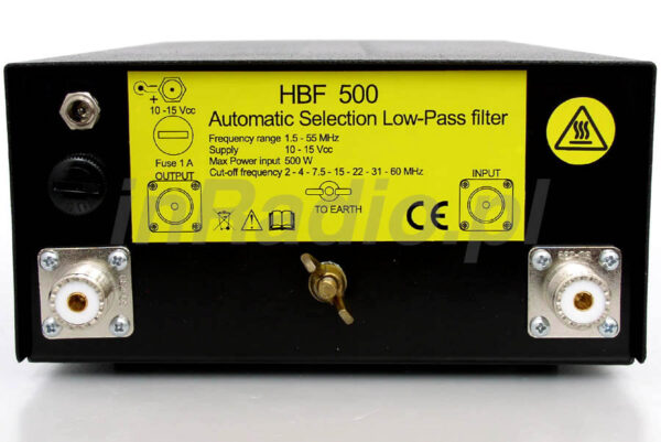 RM HBF-500 - Filtr dolnoprzepustowy KF - obrazek 4