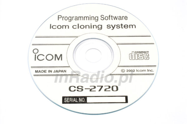 ICOM CS-2720 - oprogramowanie do programowania radiotelefonów ICOM