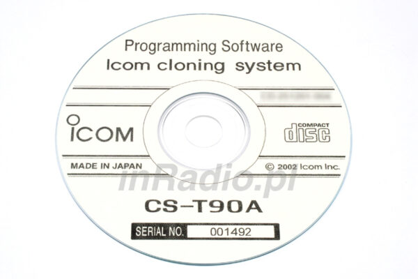 ICOM CS-T90A - oprogramowanie