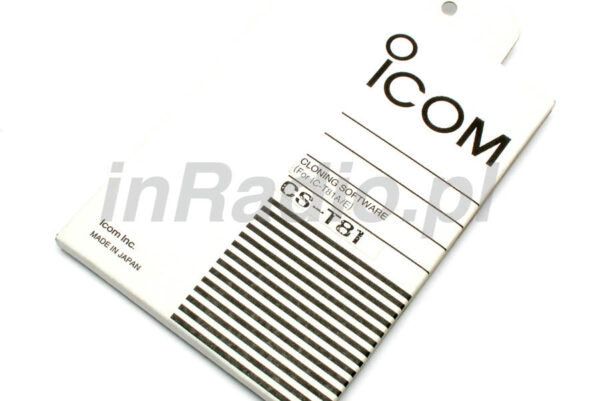 ICOM CS-T81 - oprogramowanie do programowania ICOM IC-T81A