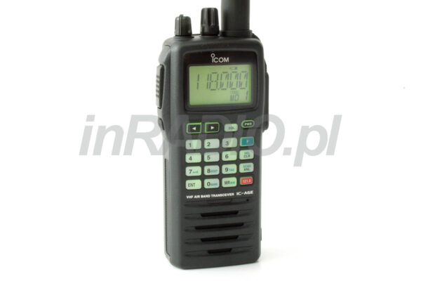 ICOM IC-A6E - Radiotelefon lotniczy z krokiem strojenia 8.33kHz - obrazek 2