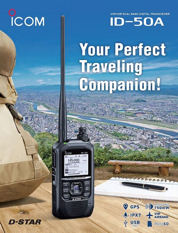 ICOM ID-50E Radiotelefon dwuzakresowy