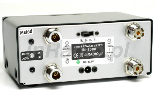 INRADIO IN-1000 - Reflektometr 1,8MHz-1,3GHz - obrazek 2
