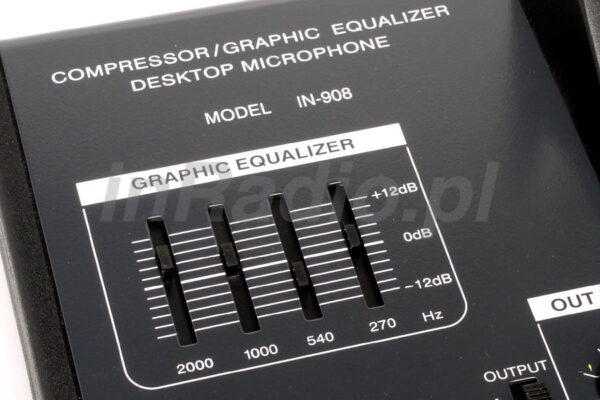 INRADIO IN-908 - Mikrofon stołowy z equalizerem - obrazek 4