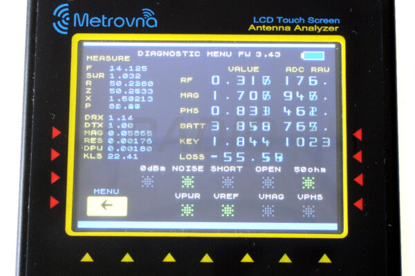 MetroVNA Deluxe 180MHz Wielofunkcyjny analizator antenowy - obrazek 9