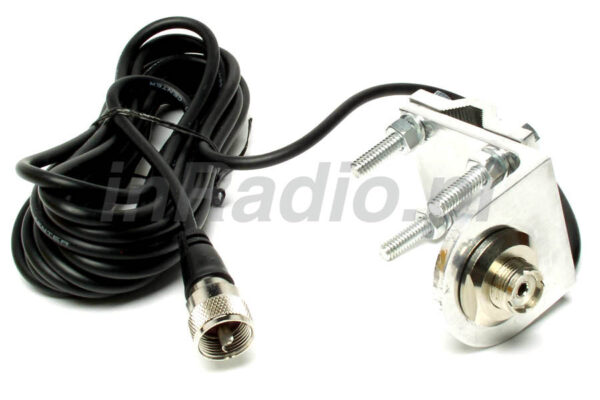 MFJ-342S - Uchwyt antenowy na lusterko /reling z okablowaniem PL
