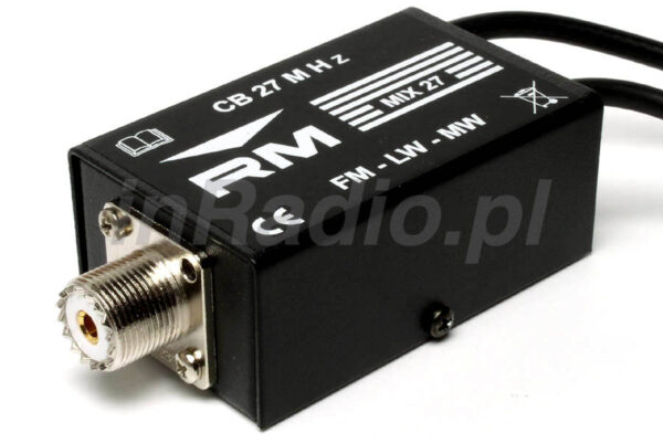 RM MIX-27 - Splitter sygnału antenowego 27MHz i radia FM - obrazek 2