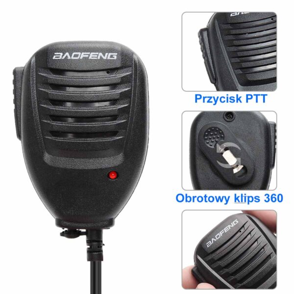 BaoFeng BF-26 Mikrofon ręczny do TYT - obrazek 7