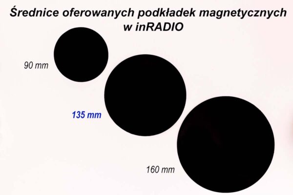P-MAG135 Podkładka magnetyczna 13,5cm