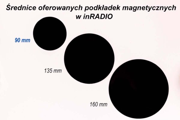 P-MAG90 Podkładka magnetyczna 9cm