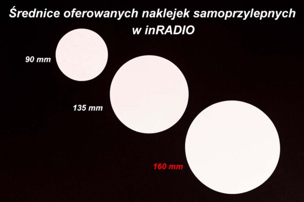 P-NSPL160 Przezroczysta naklejka na podstawę magnesową