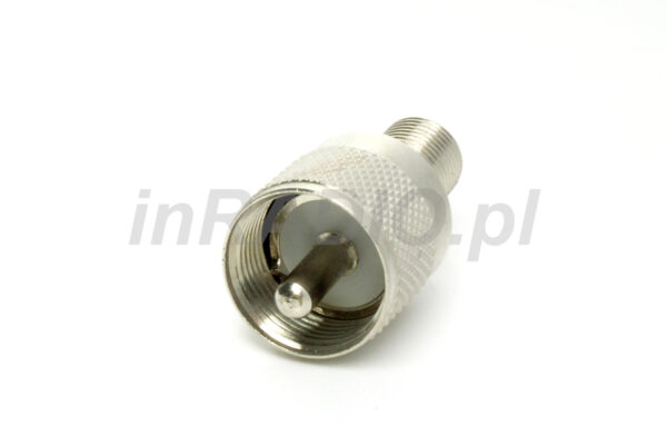Adapter F-gn UHF-wt