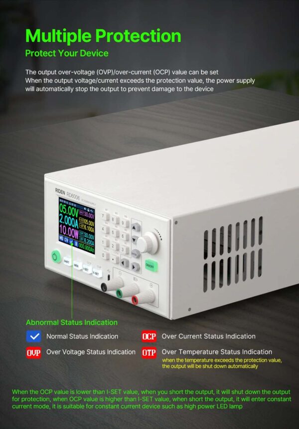 Riden RD6006/C Zasilacz -komplet 6A 60V - obrazek 8