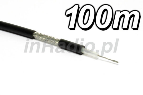 RG58C/U - Przewód antenowy 50 omów (krążek 100m)