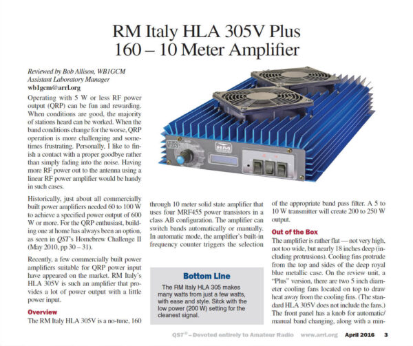 RM HLA-305V - Wzmacniacz Mocy KF - obrazek 10