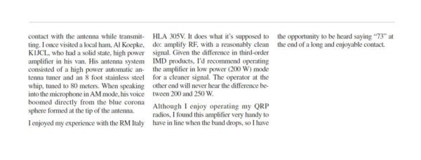 RM HLA-305V - Wzmacniacz Mocy KF - obrazek 13