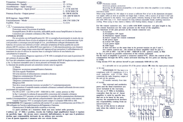 RM KL-501 - Wzmacniacz mocy KF - obrazek 7