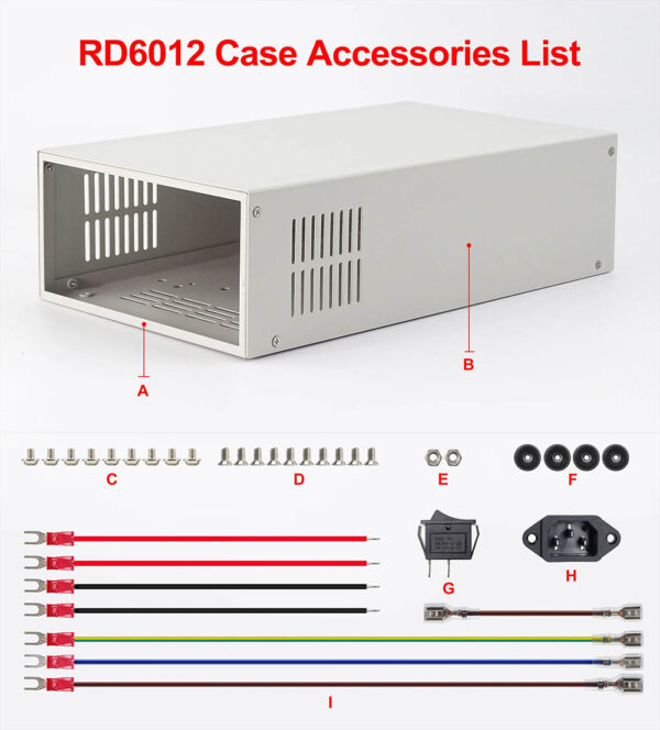 Riden S800 Obudowa do paneli zasilaczy Riden - obrazek 2