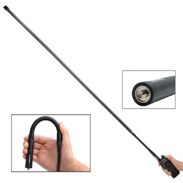 SUPER-124G (S2)  Długa antena taśmowa do radiotelefonów noszonych - obrazek 2