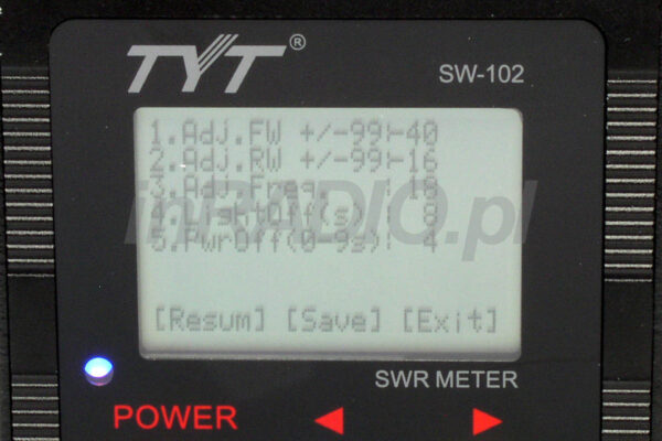 TYT SW-102 Reflektometr cyfrowy VHF/UHF - obrazek 5